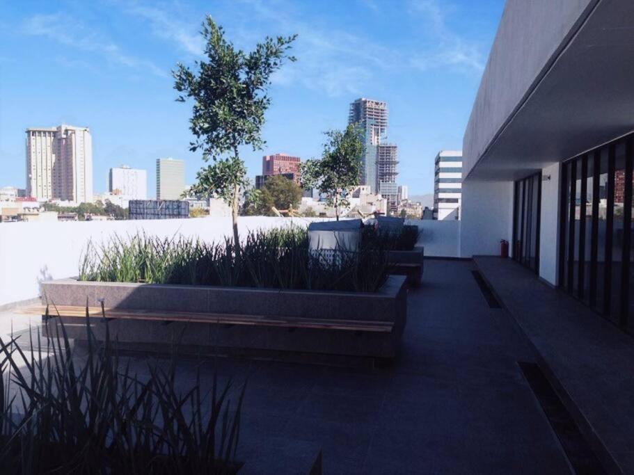 Secure, Central And Quiet Apartment Work Or Travel Mexiko-Stadt Exterior foto