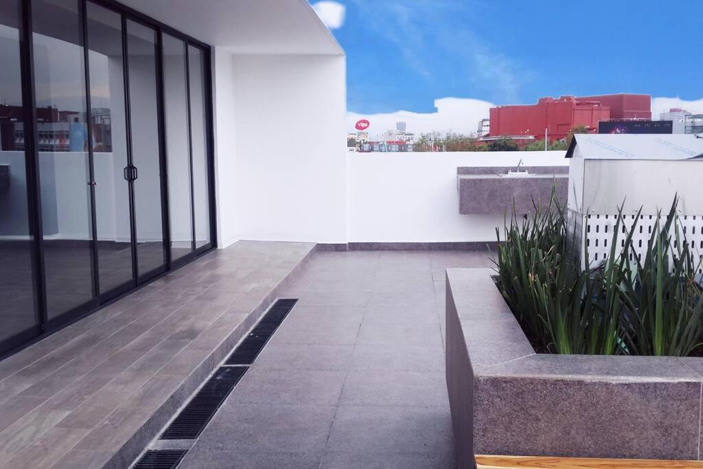 Secure, Central And Quiet Apartment Work Or Travel Mexiko-Stadt Exterior foto
