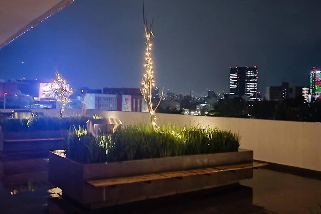 Secure, Central And Quiet Apartment Work Or Travel Mexiko-Stadt Exterior foto